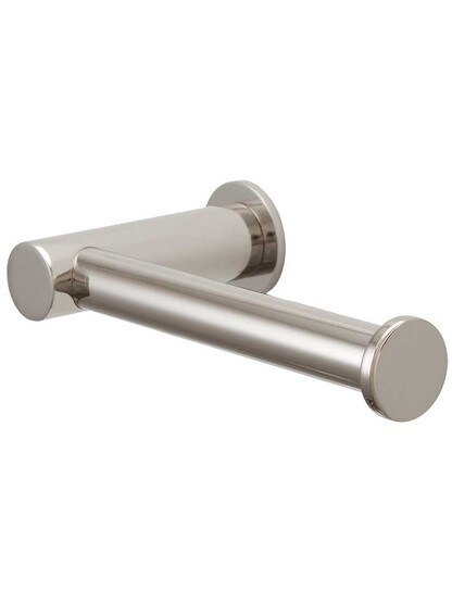 Hopewell Toilet Paper Bar in Polished Nickel.